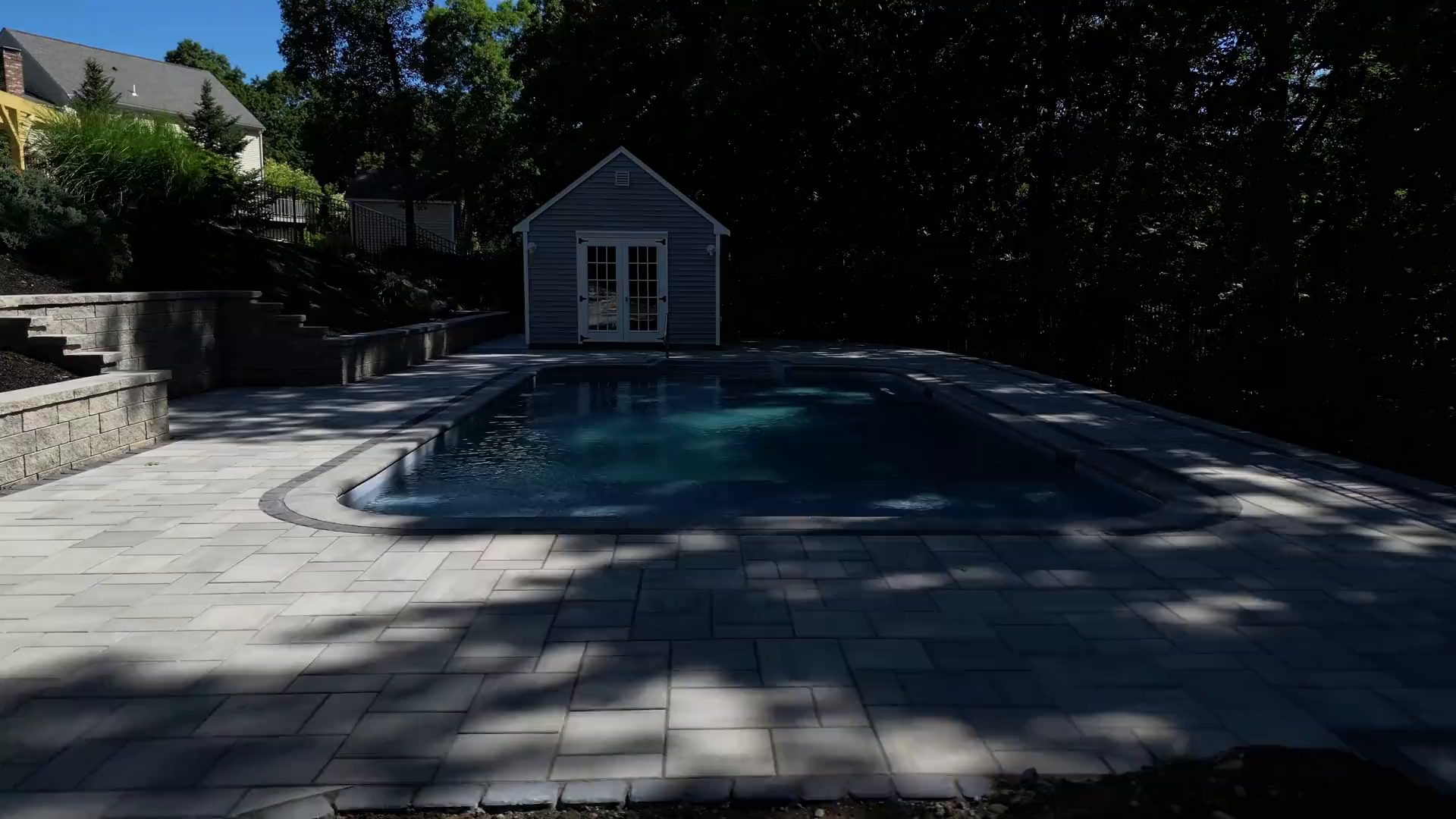 Foxborough final reel, a finished backyard